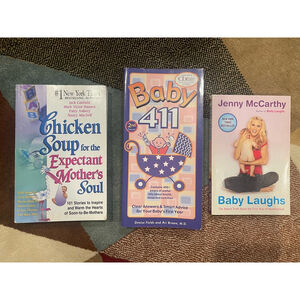 New Mom Books - Books for the Expectant Mother - Set of 3